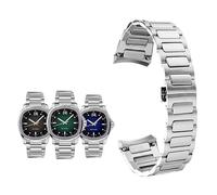 yeziu Cinturino da polso in acciaio inossidabile per Mido Multifort TV Series M049526A M049, cinturino da orologio da uomo con interfaccia curva SteelStrip(Silver)