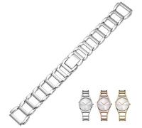 yeziu Cinturino in acciaio inossidabile per CK K3G231/6 K2G231 K2Y2Y1/6 Cinturino per orologio da donna alla moda, accessorio per ansa(Silver)