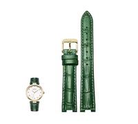 yeziu Cinturino in pelle con tacche per bracciale speciale da uomo e da donna GC PASHA DE per Rossini(Greeng,18-11mm)