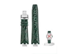 yeziu Cinturino in pelle per orologio Maurice Lacroix AIKON AI6007 1108 AI6058 AI6008 con cinturino a sgancio rapido in acciaio inossidabile con giunto metallico(Greens1,For Al6007 AI1108)