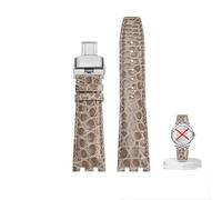 yeziu Cinturino in pelle per orologio Maurice Lacroix AIKON AI6007 1108 AI6058 AI6008 con cinturino a sgancio rapido in acciaio inossidabile con giunto metallico(Grays,For Al6008 Al6058)