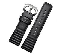 yeziu Cinturino in pelle per orologio Seven Fridaies M2 Q201 02 03, morbido e confortevole, accessorio da polso(Black-Steel)