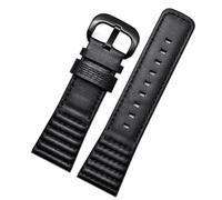 yeziu Cinturino in pelle per orologio Seven Fridaies M2 Q201 02 03, morbido e confortevole, accessorio da polso(Black-Black)
