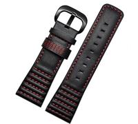 yeziu Cinturino in pelle per orologio Seven Fridaies M2 Q201 02 03, morbido e confortevole, accessorio da polso(Black red-Black)