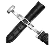 yeziu Cinturino in pelle per orologio Tissot 1853 Le Locle T41 Gentleman Seastar Carson Heritage(Blacks,18mm)