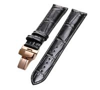 yeziu Cinturino in pelle per orologio Tissot Le Locle 1853 Ballade Gentleman Couturier Carson(Blackp,18mm)