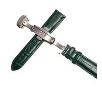 yeziu Cinturino in pelle per orologio Tissot Le Locle 1853, Gentleman Couturier Ballade(Greens,21mm)