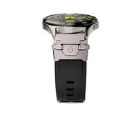 yeziu Cinturino in silicone a sgancio rapido da 22 mm per OnePlus 2 2R Smart Watch Band per Amazfit Balance(T black)
