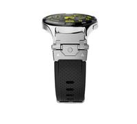 yeziu Cinturino in silicone a sgancio rapido da 22 mm per OnePlus 2 2R Smart Watch Band per Amazfit Balance(S black)
