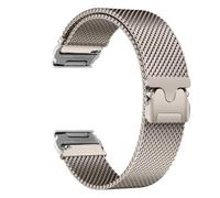 yeziu Cinturino magnetico in acciaio inossidabile per Garmin Fenix 8 7X 7 Pro Fenix 6X 5X 5Plus Tactix 7 Forerunner 965 955 Quick Fit Bracciale Watch Band(Titanium colour S,Feinx 5 5Plus)