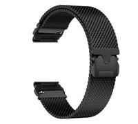yeziu Cinturino magnetico in acciaio inossidabile per Garmin Fenix 8 7X 7 Pro Fenix 6X 5X 5Plus Tactix 7 Forerunner 965 955 Quick Fit Bracciale Watch Band(Black,Feinx5X 5XPlus)