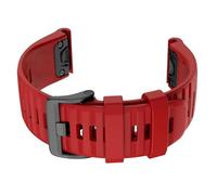 yeziu Cinturino per smartwatch in silicone rapido e facile da montare per cinturino Correa con cinturino Coros VERTIX 2(Red,26mm Coros VERTIX 2)