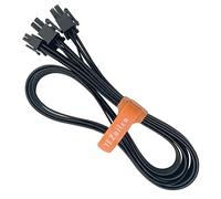 YEZriler Cavo GPU PCIe da 16 pin (12+4) a 2 x 8 pin compatibile con GPU 3090Ti RTX 4080 4090 per PSU modulari Seasonic EVGA da 64 cm, nero