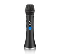 YF79 - Microfono wireless Bluetooth ad alta potenza da 20 W, chip DSP per un suono chiaro, connettività a doppio microfono per canto a duetto, riduzione vocale con un clic per karaoke, design