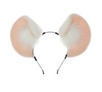 YFAFA Orecchie di topo di peluche Orecchie di topo Orecchio Cerchietto rotondo Orecchio di ratto Fascia Orecchio Mouse Costume Faux Ear Fascia