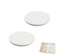 YFaith 2 Pezzi Nastro in Twill di Cotone, 1 cm x 45 m Cotone NastroStoffa, Spina di Pesce Nastro in Fettuccia Bianco, per Cucito, Artigianato, Pizzo