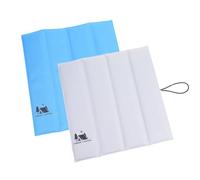 YFaith Cuscino da Stadio, 2 Pezzi Cuscino Stadio Pieghevole, Resistente All'umidità Tappetino Campeggio, con Elastico, Materiale in Tessuto Oxford, per Picnic, Escursioni e Campeggio