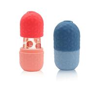 YFaith Ice Roller Viso, 2 Pezzi Rullo di Ghiaccio Facciale, Silicone Facciale Rullo di Ghiaccio, Rullo Ghiaccio Facciale Portatile, per Alleviare Mal Denti e Rassodare Viso