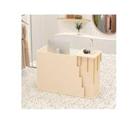 YFAURNDE Banco di reception banchi di ricevimento,Bancone Reception Negozio,Molteplici usi funzionali, negozio di abbigliamento/barbiere/sala(Cream,80cm)