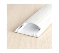 YFAURNDE Canaletta per Cavi Elettrici, Passacavi Pavimento, Protegge I Cavi, Previene Gli Inciampi e Facilita Un Ordinato Stoccaggio; Adatto All'Uso su Pavimenti e Pareti.(White Wood Grain,No. 5-3m)