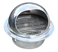 YFAURNDE Comignolo con Schermo Copertura Superiore del Tubo della Stufa Comignolo Tondo in Acciaio Inox Robusto E Durevole Senza Deformazioni Fornisce Una Protezione Duratura for Il Camino(100mm)