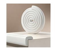 YFAURNDE Paraspigoli Angolari in Gomma, Striscia di Sostituzione per Protezione, Design Autoadesivo, Adatto per Armadietti, Cassetti Della Cucina, Toelette e Tavoli.(White,200cm/78.7in)