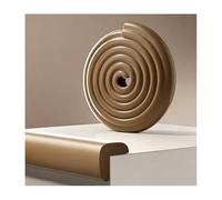 YFAURNDE Paraspigoli Angolari in Gomma, Striscia di Sostituzione per Protezione, Design Autoadesivo, Adatto per Armadietti, Cassetti Della Cucina, Toelette e Tavoli.(Coffee,200cm/78.7in)