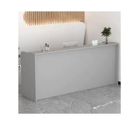 YFAURNDE Piccola Reception,Bancone Reception Negozio,Reception Moderna,banconi della reception, Adatto for banconi cassa di negozi, centri commerciali, istituti scolastici(Light grey,120cm/47.2in)