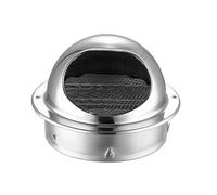 YFAURNDE Prese d'Aria Griglia di Ventilazione Emisferica Presa d'Aria di Scarico in Rete Comignolo Tondo Creazione Personalizzata for Soddisfare Perfettamente Le Esigenze del Camino(170mm)