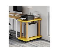 YFAURNDE Supporto for Stampante,Carrello Porta Stampante,Mobile Stampante,Mobile Porta Stampante,Scaffale Porta Stampante,L'organizzatore Perfetto for stampanti domestiche e fax(Yellow,60 * 40cm)