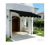 YFAURNDE Tende Retrattili，Tenda Balcone Esterno，L'Angolazione E L'Altezza Sono Regolabili E Possono Essere Installati Su Qualsiasi Finestra O Porta Senza Dover Forare.(Dark gray,200CM/78.7in)