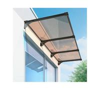 YFAURNDE Tettoia Per Esterno Moderna，Pensilina Tettoia Per Esterno Moderna，Protegge Da Sole, Pioggia E Neve; Adatto Per Portici, Patii E Ingressi Su Terrazze.(120 * 120cm/47.2 * 47in)