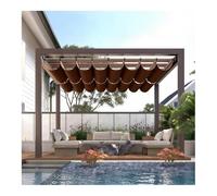 YFAURNDE Vele Parasole Retrattili，Resistente Ai Raggi UV Tenda da Sole Pergola，Include Il Materiale di Montaggio; Adatto per Patii, Portici, Balconi E Giardini.(W:3.2m/10.5ft*L:11m/36ft)