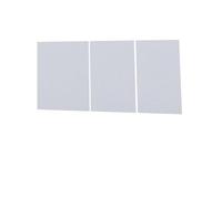 YFBH Adesivo Per Pannello Console Centrale Auto Per Tesla Per Model 3 Highland 2024, Pellicola Effetto Legno, Rivestimento Comandi Centrali Interni Modanature console centrale(White carbon look)