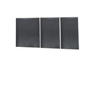 YFBH Adesivo Per Pannello Console Centrale Auto Per Tesla Per Model 3 Highland 2024, Pellicola Effetto Legno, Rivestimento Comandi Centrali Interni Modanature console centrale(Black carbon look)