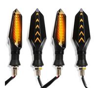 YFBH Luci dei Freni di Marcia Indicatori di Direzione per Moto per Suzuki GSX-S 125 150 750 1000/F/GSX-S125 GSX-S750 GSX-S1000 Ausiliario Luce(Ambra)