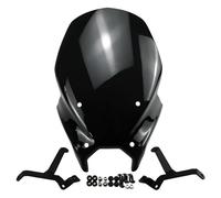 YFBH Parabrezza Touring Per Moto, Deflettori Antivento, Protezione Per YAMAHA MT-09 2024 2025 MT09 SP 24-25 Parabrezza Per Moto(NERO)