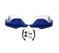 YFBH Paramani Per Manubrio Moto Protezione Per H&onda TRANSALP 750 XL750 2023 2024 Paramani Antivento Scudo Protezioni Manubrio Paramani per manubrio(Set blu trasparente)