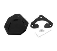 YFBH Piastra Di Appoggio Per Cavalletto Laterale Per Moto Per Yamaha TENERE 700 XTZ 700 19-23 Piastra Di Appoggio Allargata In Lega Di Alluminio Supporto Piede(NERO 1)