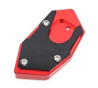 YFBH Piastra Di Estensione Per Cavalletto Laterale Per Moto, Per Per CBR650F 2014-2018, Estensione Cavalletto Laterale Supporto Piede(ROSSO)