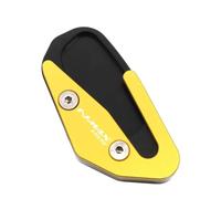 YFBH Piastra Di Estensione Per Cavalletto Laterale Per Yamaha NMAX155 2020-2026, Piastra Di Supporto Pedana Allargata Supporto Piede(Oro)