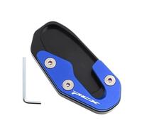 YFBH Piastra Di Supporto Laterale Per Cavalletto Laterale Per PCX160 PCX125 2025 2026, Piastra Allargata In Lega Di Alluminio Supporto Piede(BLU)