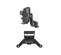 YFBH Supporto di Navigazione GPS per Moto per Y&amaha XMAX300 Xmax X-Max 300 2023 2024 Supporto di Supporto per Telefono Cellulare GPS Regolabile Supporto per Navigatore per Moto(Nero 1)