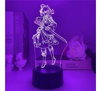YFDC Genshin Impact Night Light Personaggio Del Gioco Popolare Led Lampada Per Decorazione Camera Da Letto Regalo Per Bambini In Acrilico (Kaedehara Kazuha 6575,7 colors no remote)