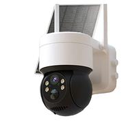 YFDGD 2.5K 4MP WiFi Wireless Outdoor IP Camera Pannello solare 1080P CCTV Telecamera di sicurezza Batteria Long Standby Videosorveglianza Immagini Nitide Facile Usare(2MP Camera)