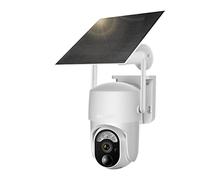 YFDGD 4G SIM Fotocamera solare 4MP WiFi Outdoor Wireless 5W Pannello PIR Human Detection Secutity Cam for monitor di allarme domestico Immagini Nitide Facile Usare(4MP 4G Add 128G)