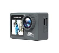 YFDGD 5K 4K 60FPS Action Camera Anti Shake WIFI Sport DV Cam Doppio Schermo Telecamera Da Ciclismo Esterna 170 ° Grandangolare Con Telecomando Cattura Facilmente Momenti Mozzafiato