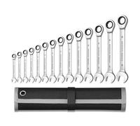 YFDGD Chiave A Cricchetto Con Estremità A Scatola Combinata, Set Di Chiavi Inglesi, Set Di Utensili Manuali Metrici, Strumenti For La Riparazione Del'auto Efficienza Precisione(14pcs(8-24mm))