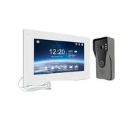 YFDGD Di Videocitofono 1080P For Casa Wireless WiFi Smart Con Campanello Visione Notturna A Infrarossi Rilevamento Del Movimento Protezione Contro Tutte Intemperie(H-R6-P356B-M503WA-B)