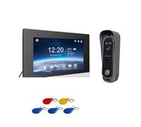 YFDGD Di Videocitofono 1080P For Casa Wireless WiFi Smart Con Campanello Visione Notturna A Infrarossi Rilevamento Del Movimento Protezione Contro Tutte Intemperie(H-R6-P202BD-M503BA-B)